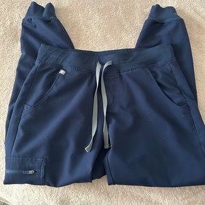 Navy figs jogger scrubs